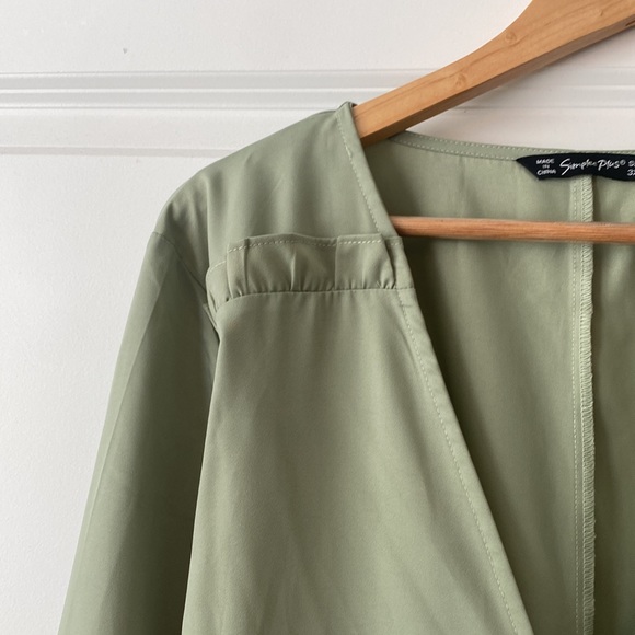 Shein Simplee Plus Green Springtime Dress - Picture 9 of 10